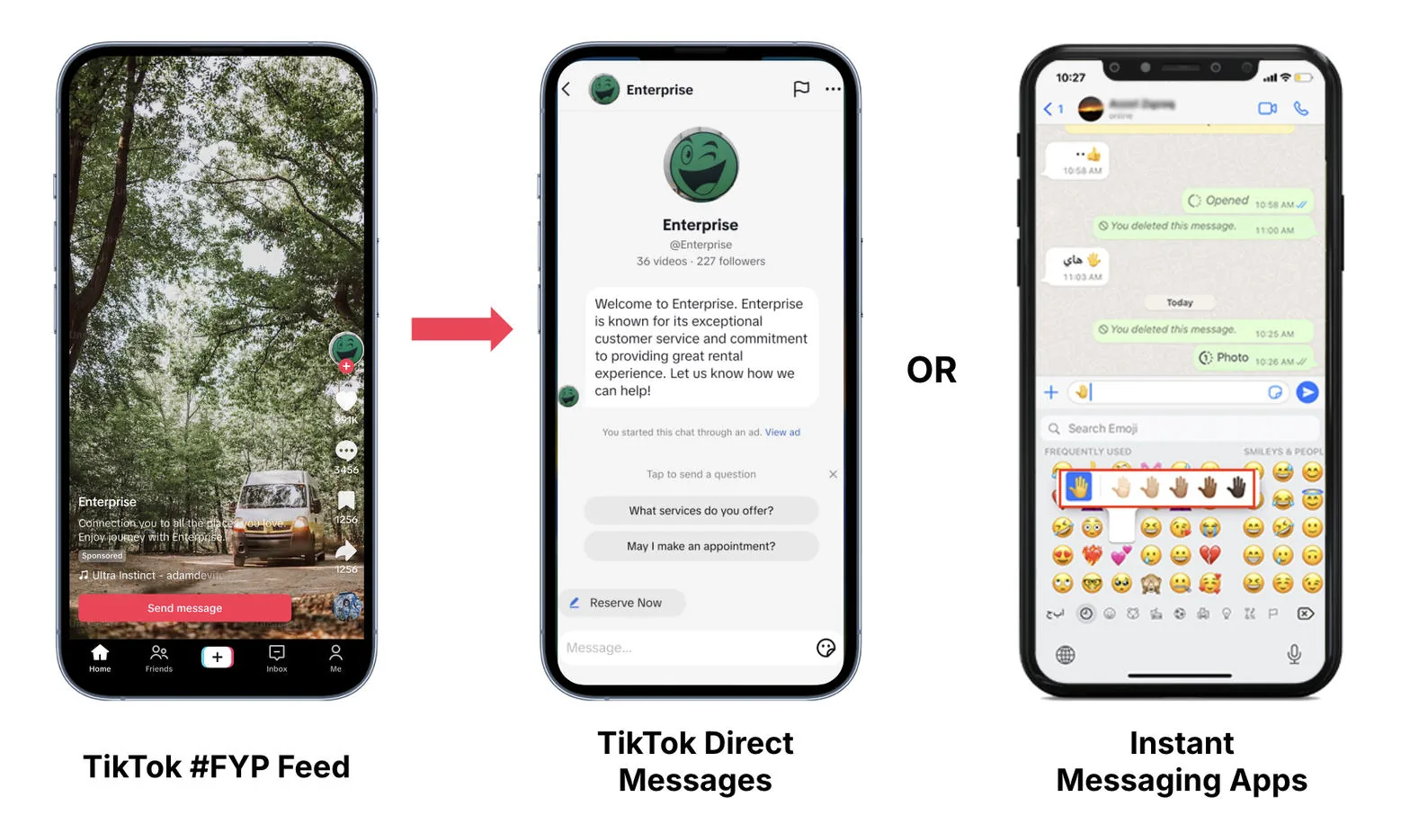 TikTok in-feed sponsored ad